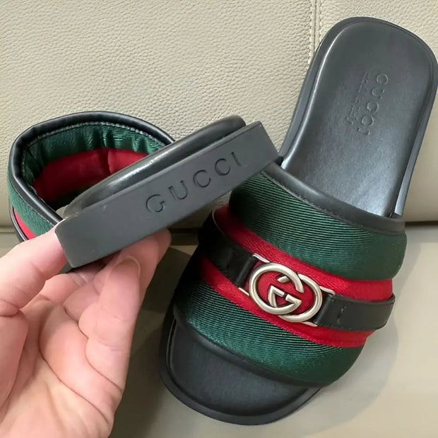 Men’s Interlocking G Slide Sandals – Luxury Summer Footwear Veloura