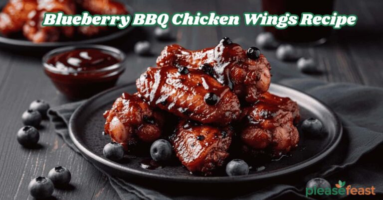 Blueberry BBQ Chicken Wings Recipe