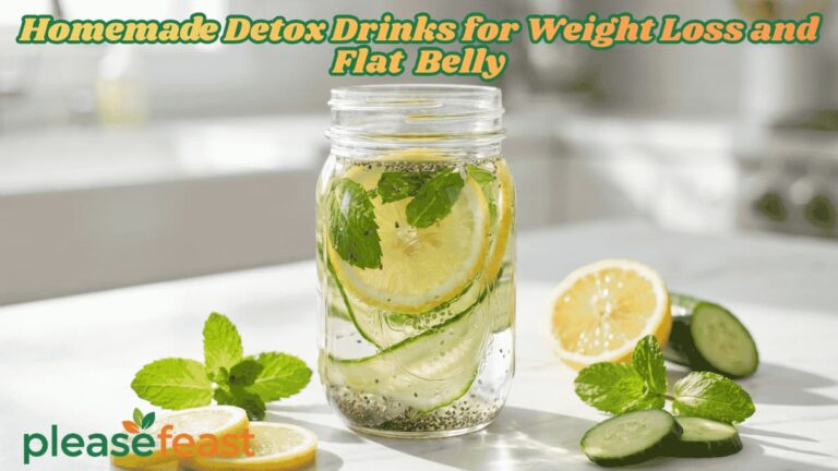 Homemade Detox Drinks for Weight Loss and Flat Belly