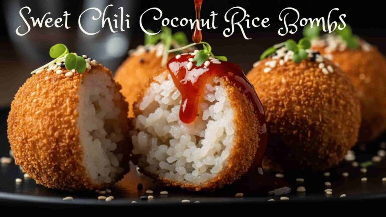 Sweet Chili Coconut Rice Bombs