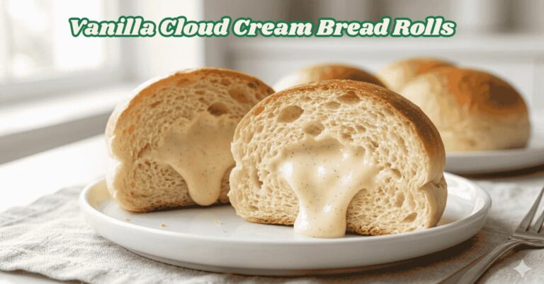 VANILLA CLOUD CREAM BREAD ROLLS